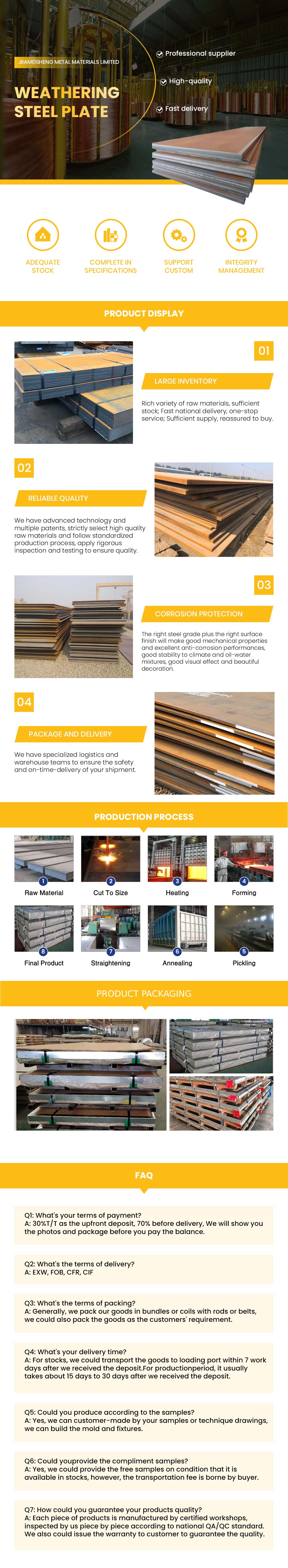 A243 Weathering Steel - MTS STEEL