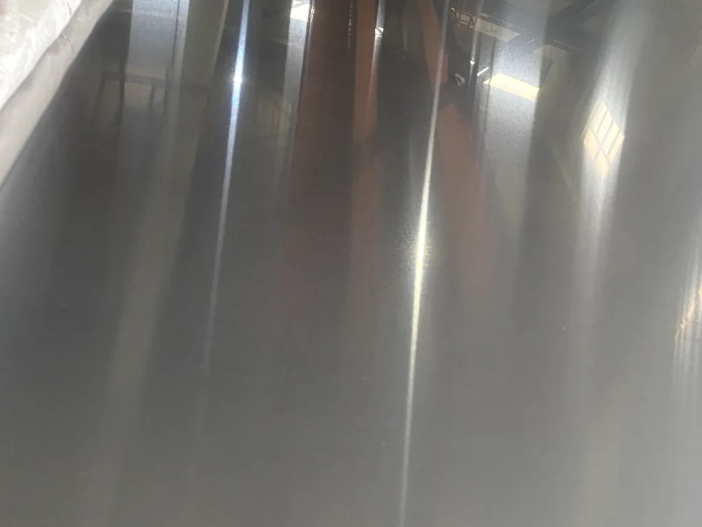 Surface of a 316 stainless steel sheet