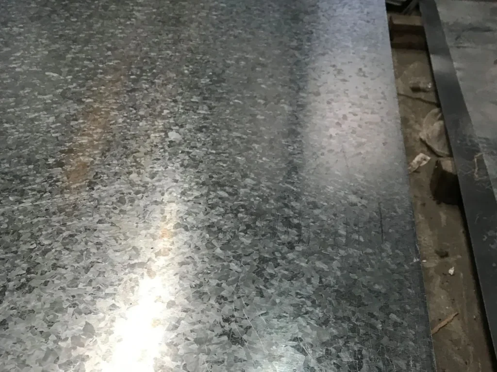 ASTM A653 close-up