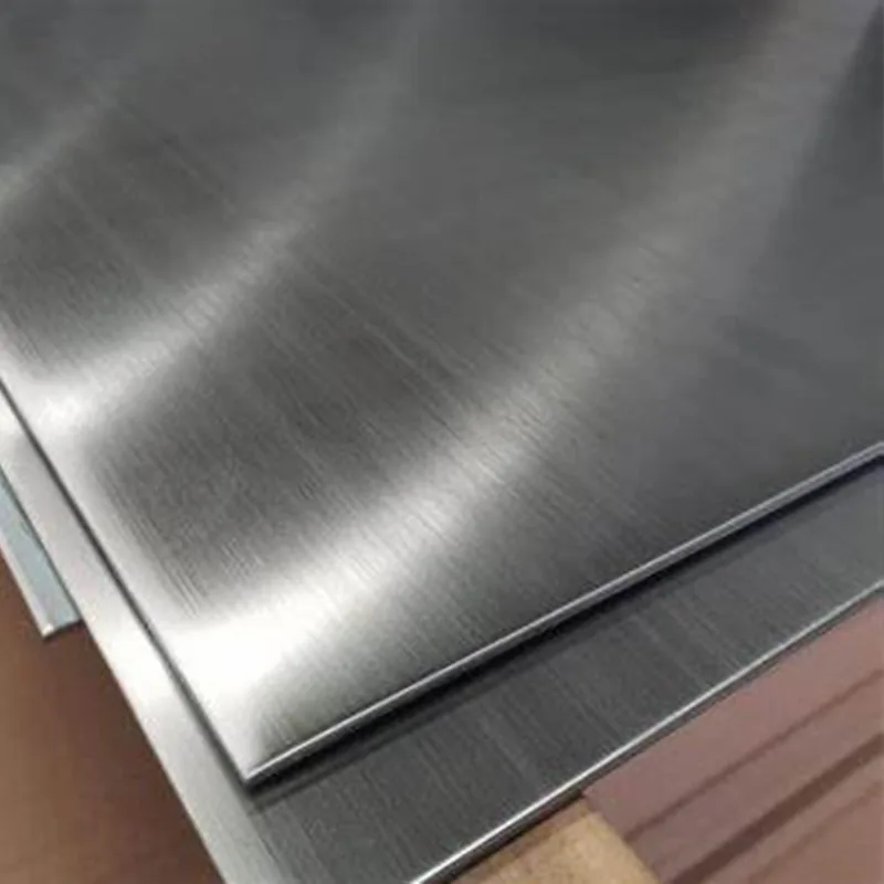 Brushed hairline stainless steel finish