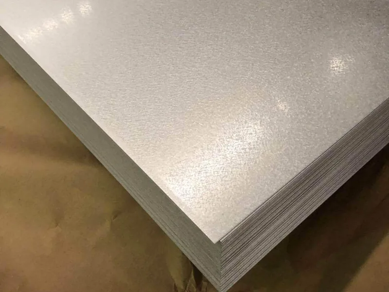 Galvalume (AZ) coated steel sheet stack