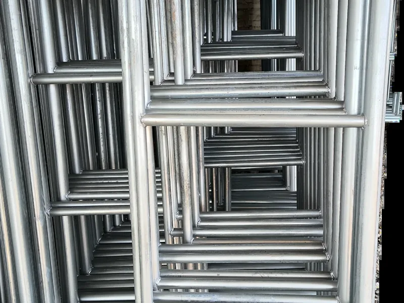 Galvanized scaffold frames made from steel tube