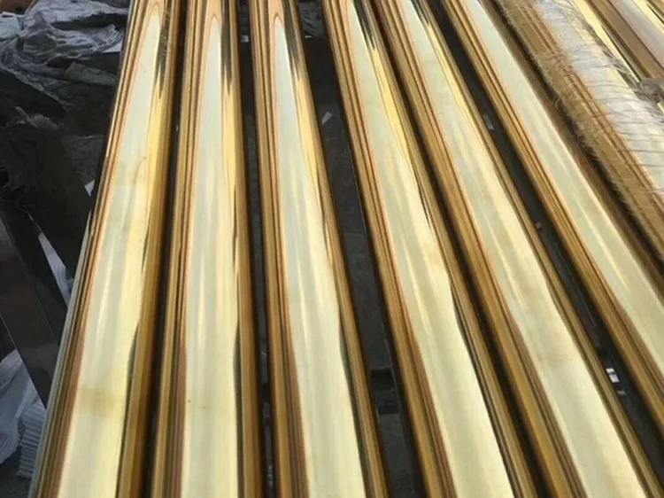 Gold Stainless Steel Pipe & Tube