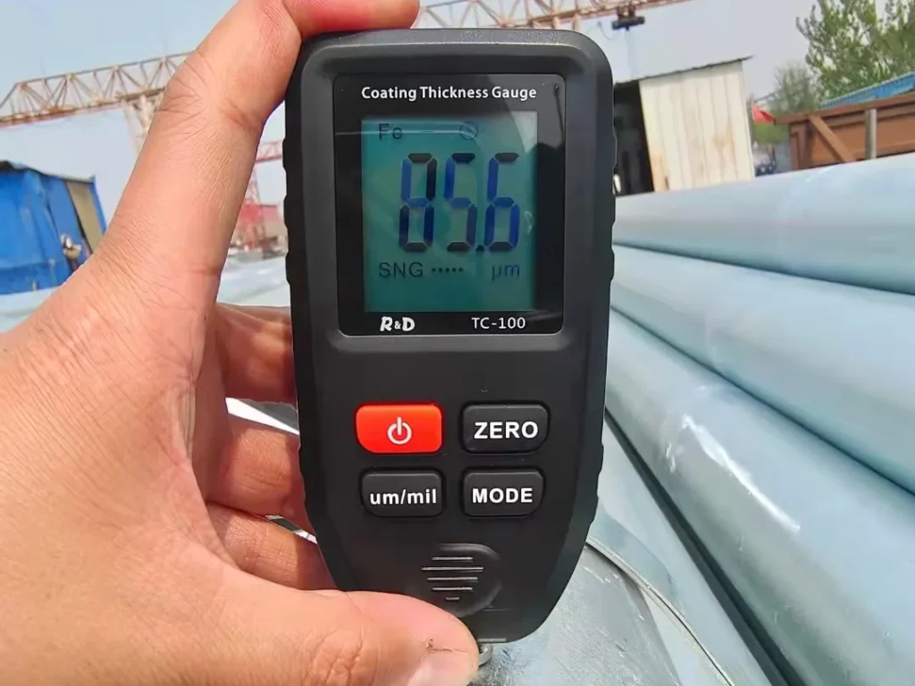 Hot-Dip Galvanized Steel Pipe & Tube close-up