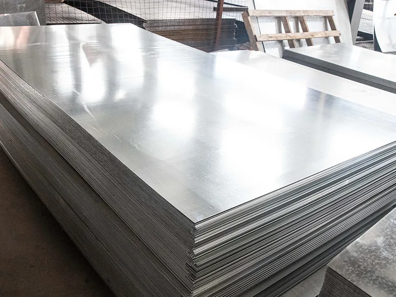 Hot Dip Galvanized Steel Sheet close-up