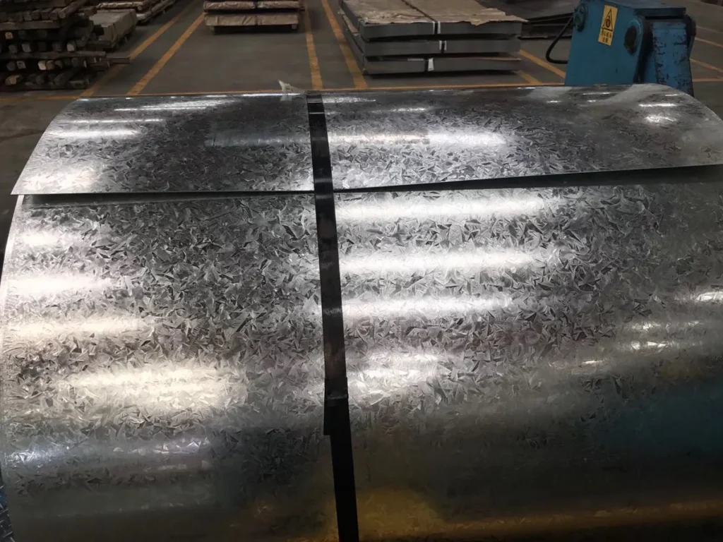 Hot Dipped Galvanized Steel Coils close-up