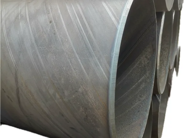 Large diameter spiral welded steel pipe