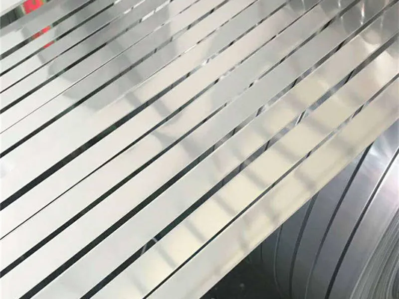 Thin Stainless Steel Strips close-up